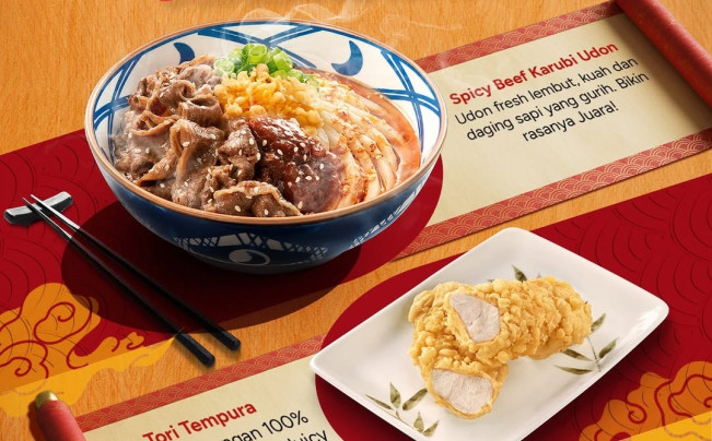 Flash Deal 10.10! Dua Menu Favorit Marugame Udon Rp100 Ribu